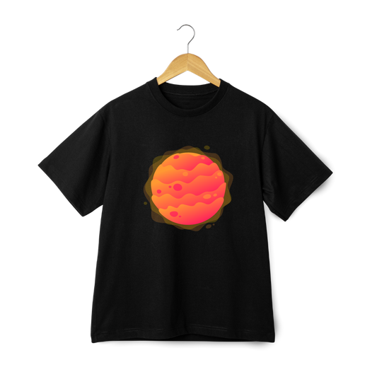 Space Theme Printed T-shirt