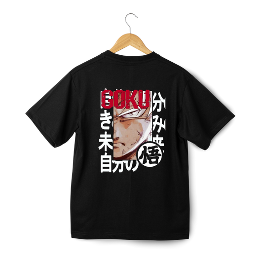 GOKU GRAPHIC BLACK OVERSIZE T-SHIRT