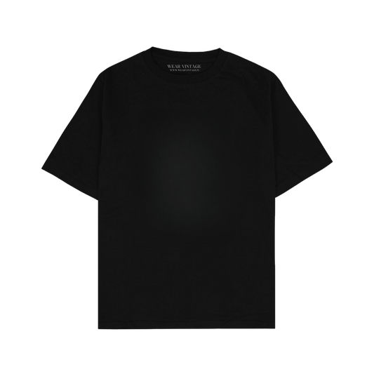 BLACK PLAIN TSHIRT