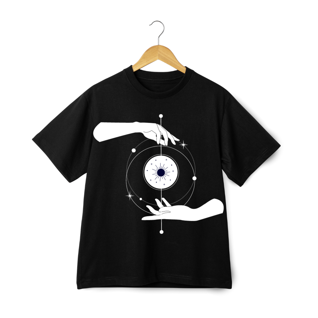 Cool Space Theme Printed T-shirt