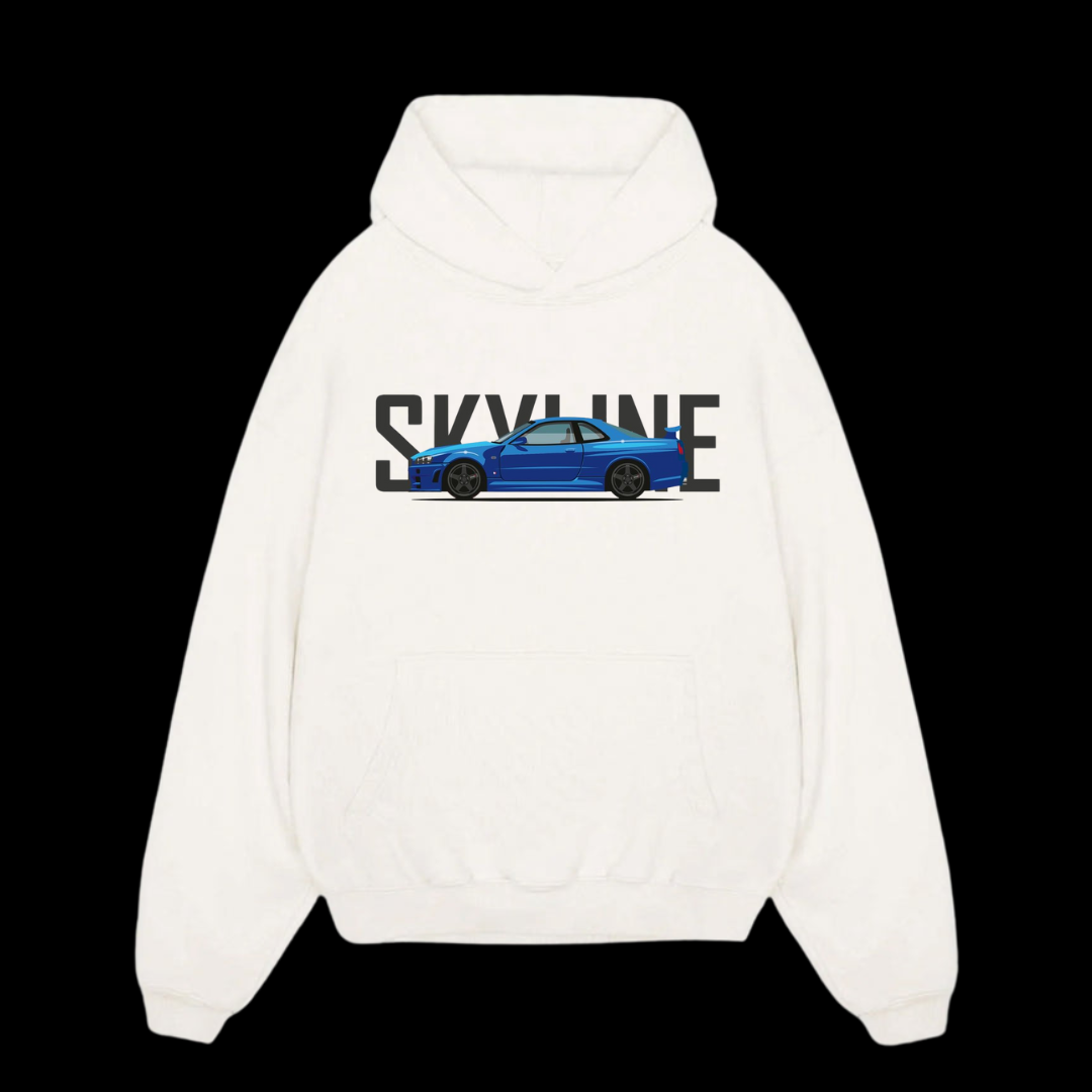 Nissan Skyline GT-R R34 Oversized Hoodie