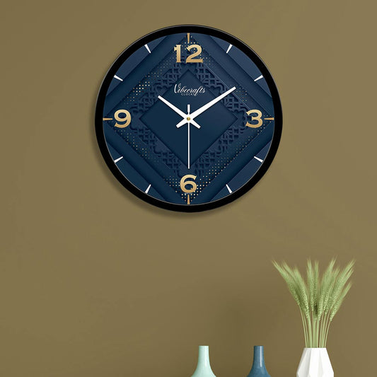 3D Abstract Square Shape Designer Wall Clock