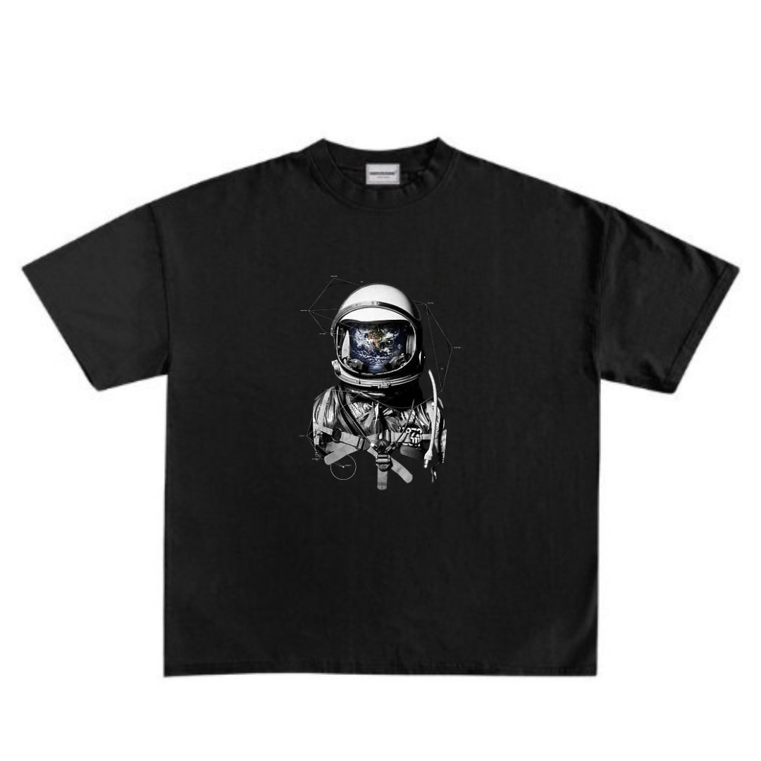 Space Theme Printed T-shirt