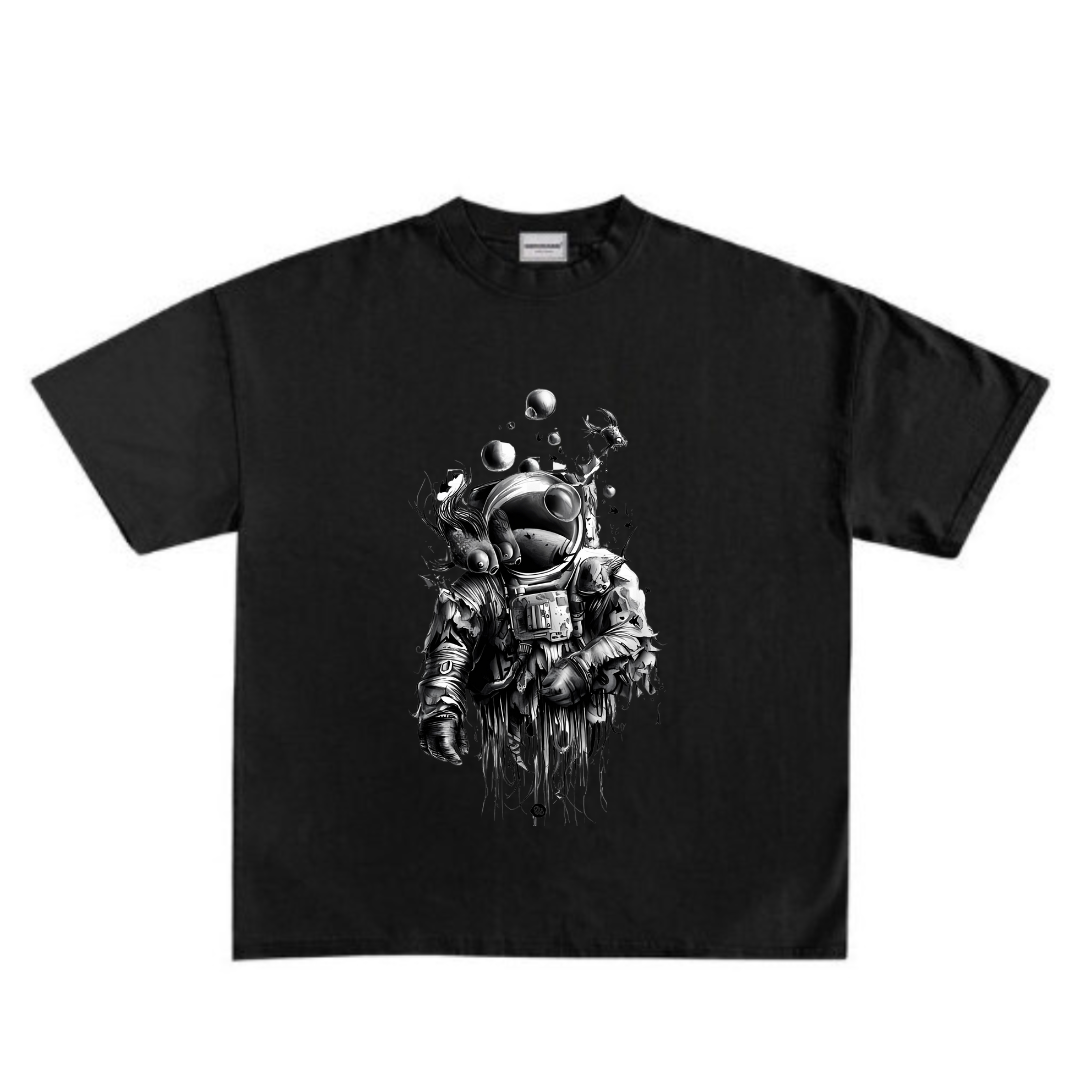 Space Theme Printed T-shirt