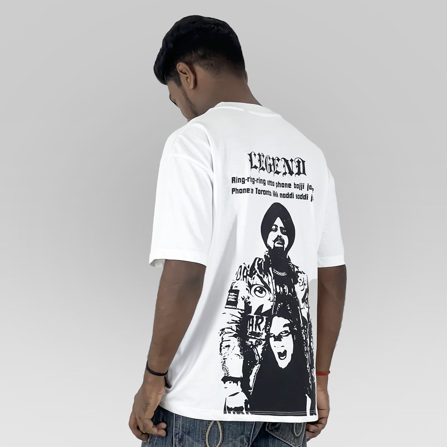 Sidhu Moosewala 410 Oversized T-Shirt