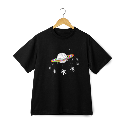 Saturn logo Printed T-shirt