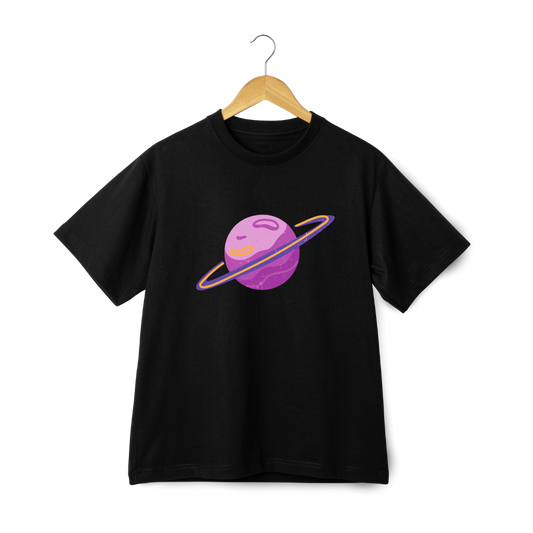 Saturn logo Printed T-shirt