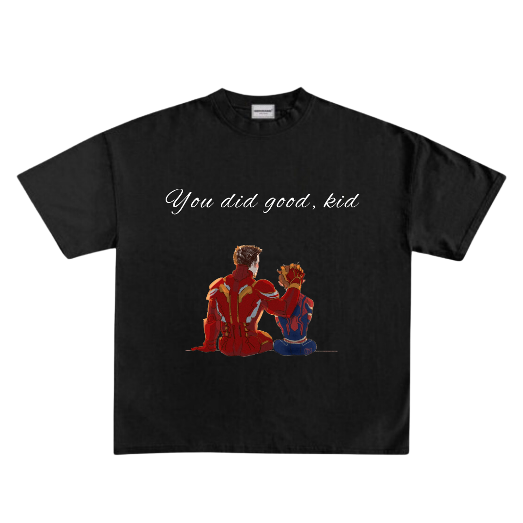 Spider man X Iron man Half Sleeve T-Shirt