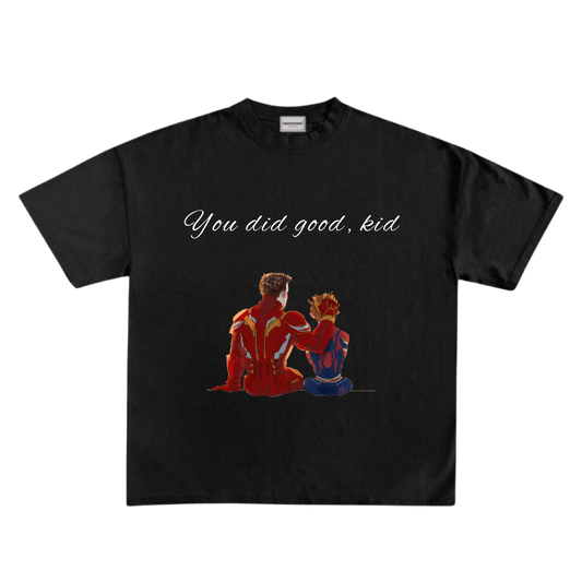 Spider man X Iron man Half Sleeve T-Shirt