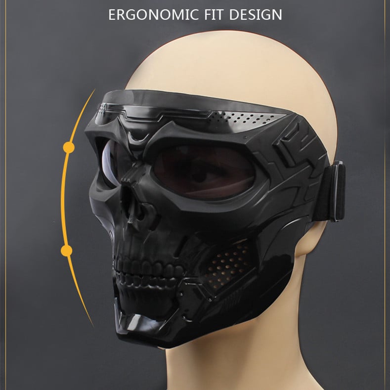 Skull Face Mask Helmet