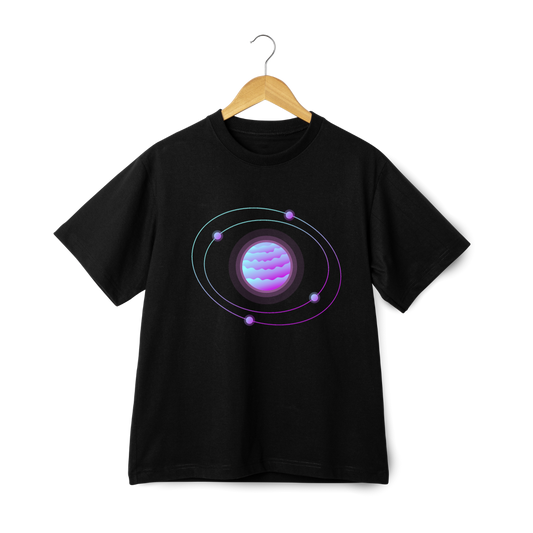 Space Theme Printed T-shirt