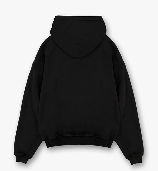 BLACK OVERSIZED HOODIE