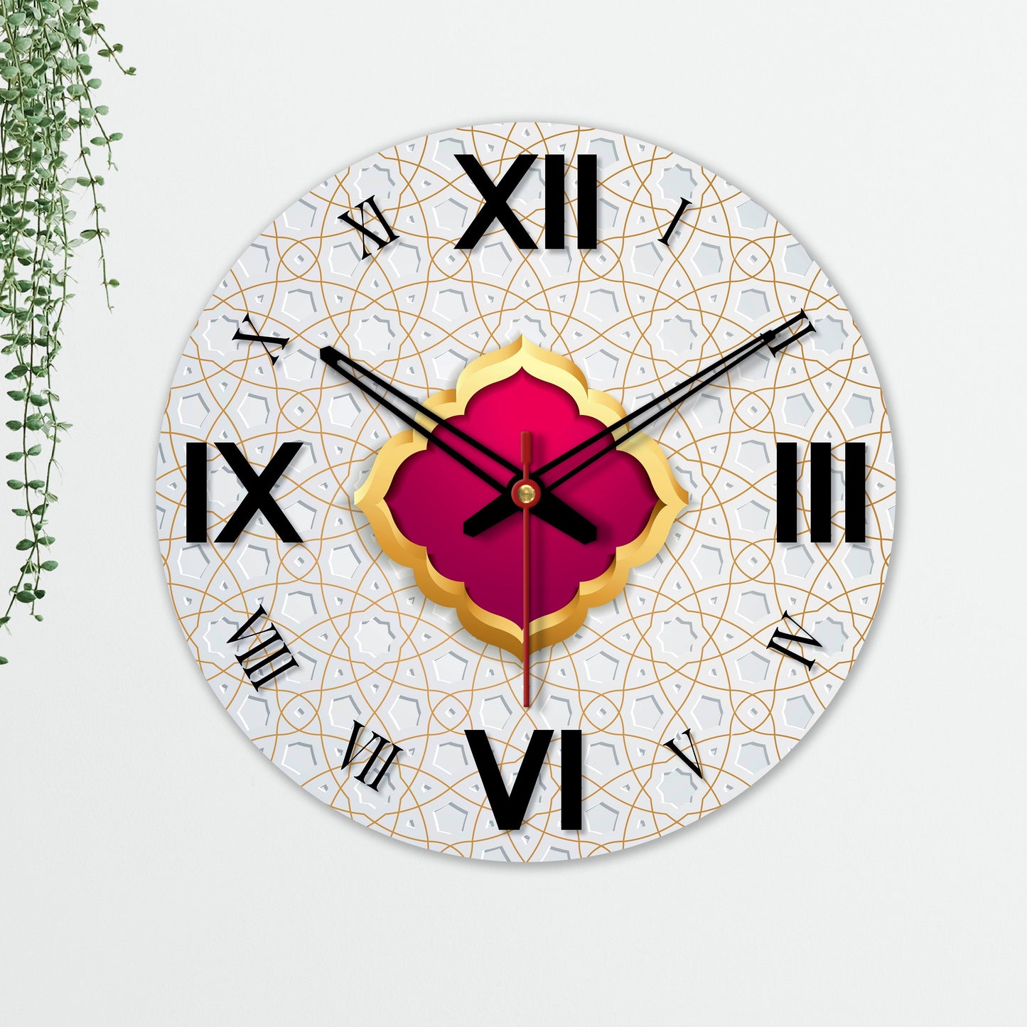 Decorative Design Wooden Wall Clock