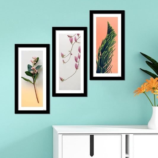 Sets of Floral and plants Frame Wall Painting