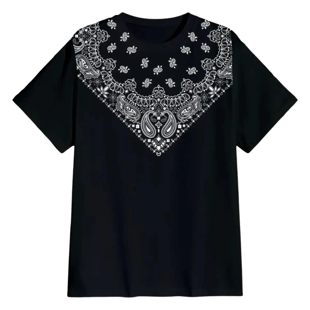 Honey Singh Desi kalakar Printed Round Neck Cotton Blend Black T-Shirt