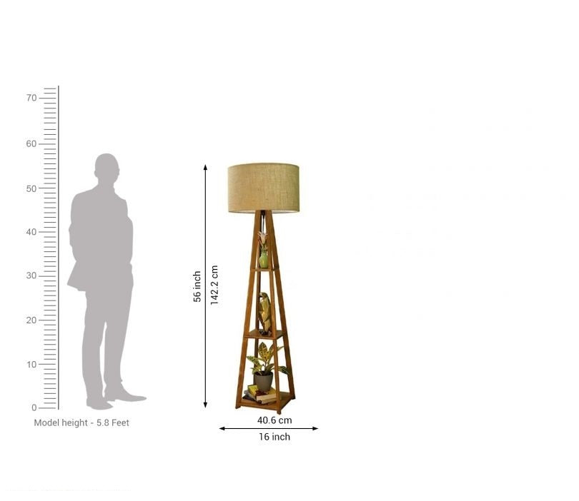 Attractive Wooden Classic Floor Lamp for Living Room Home Decoration