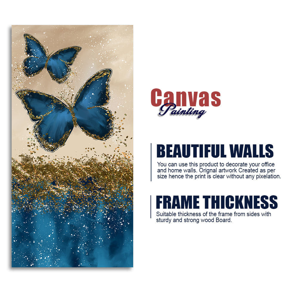 Beautiful Butterfly Premium Canvas Wall Painting