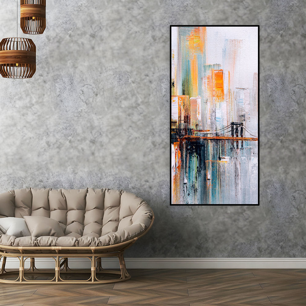 Golden Gate Bridge Beautiful Abstract Canvas painting