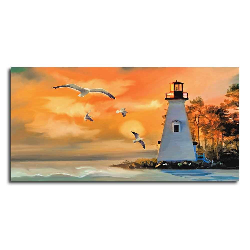 Light House Canvas Wall Painting