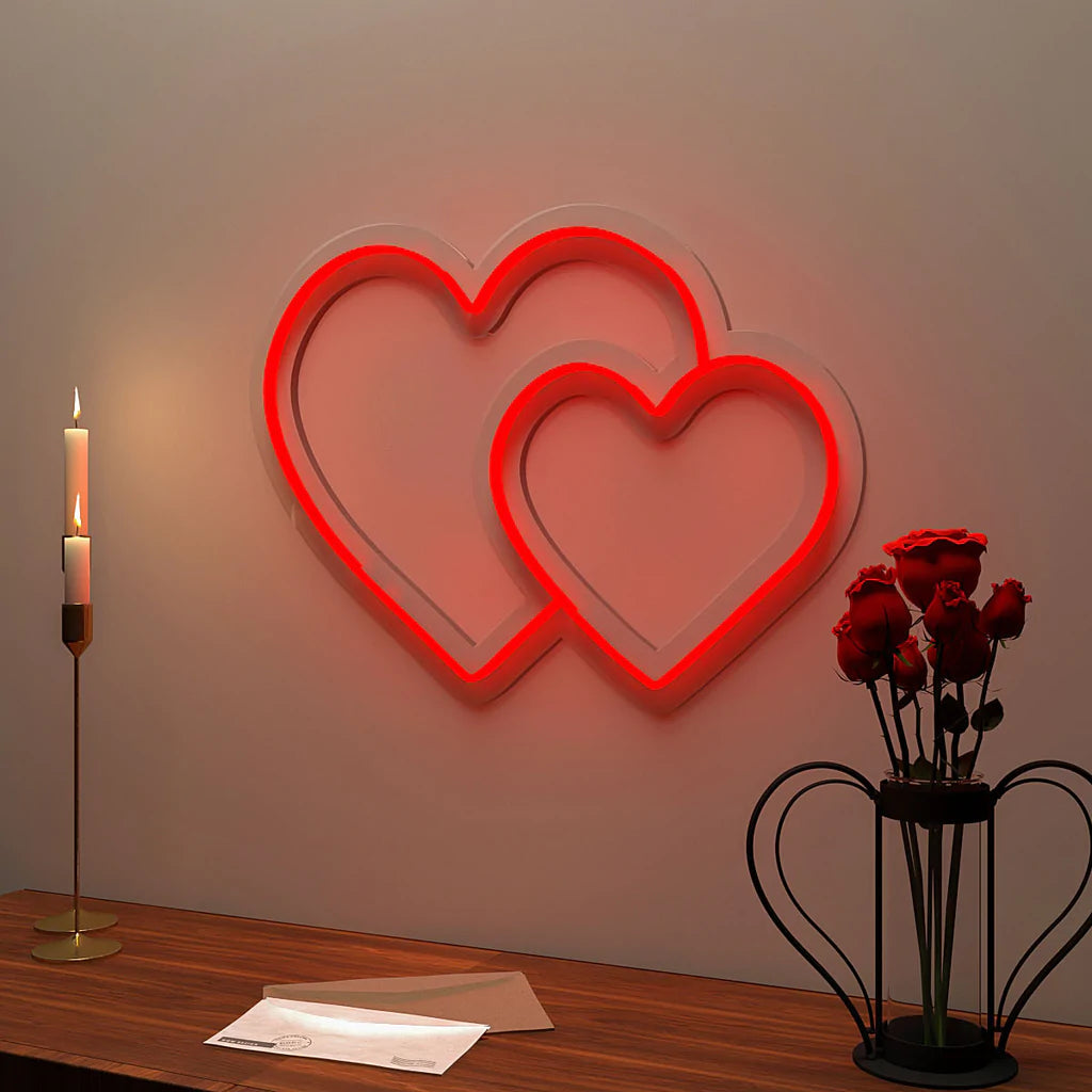 Love Heart Sign Neon Light