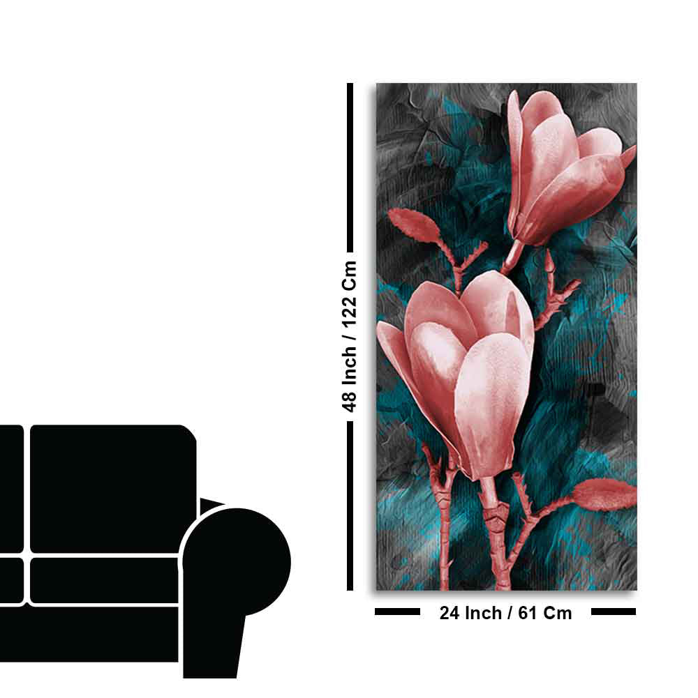 Tulips Flower Canvas Wall Hanging