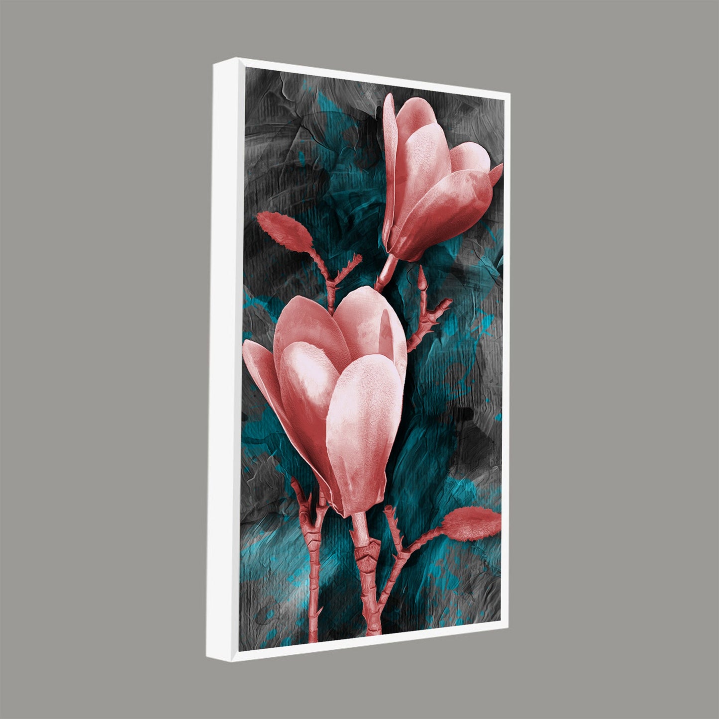 Tulips Flower Canvas Wall Hanging