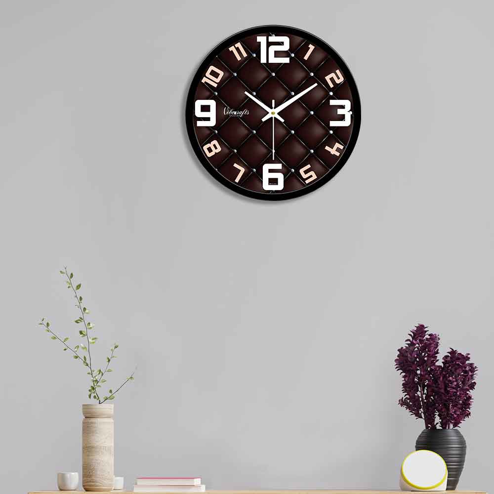 3D Square Bubble Shape Designer Wall Clock