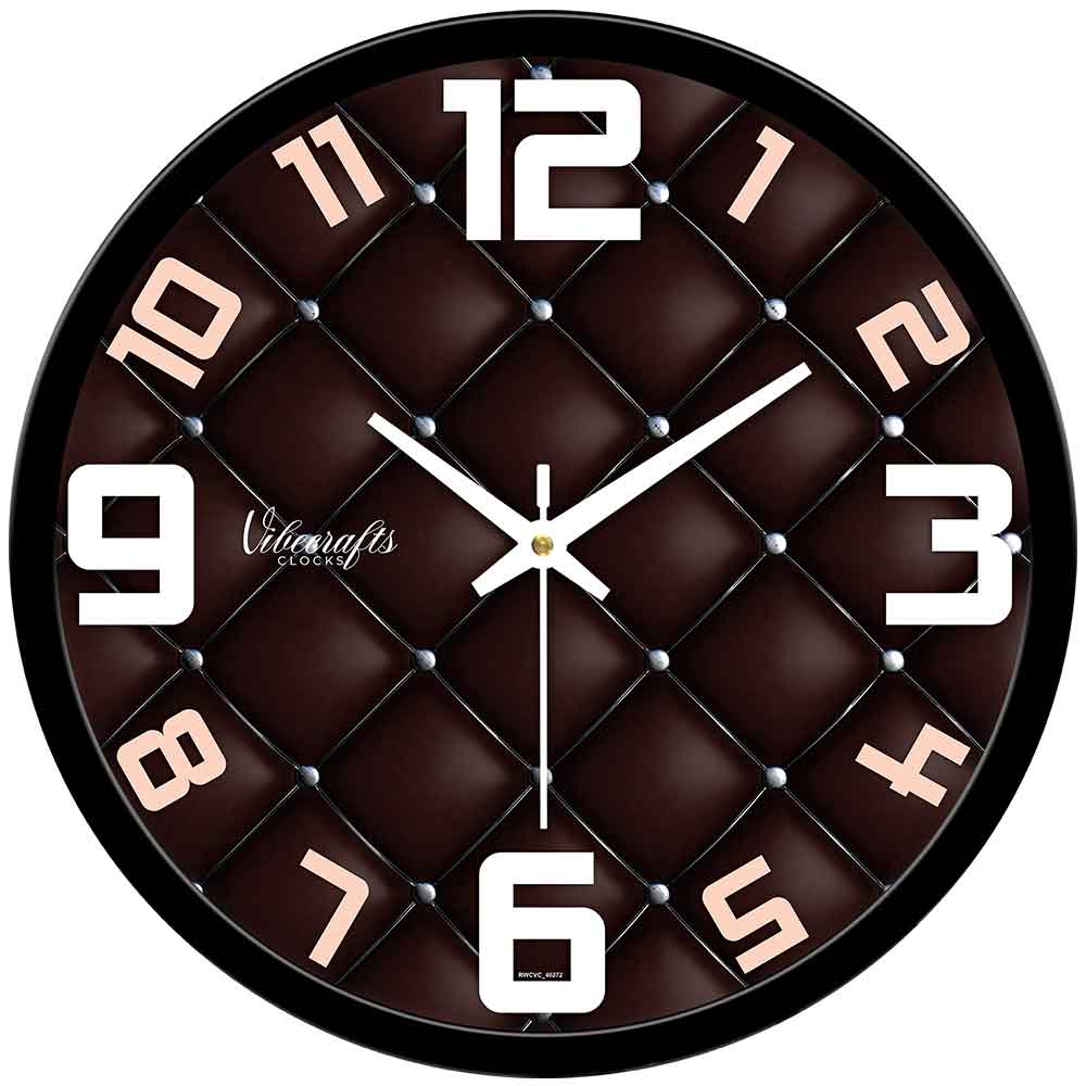 3D Square Bubble Shape Designer Wall Clock