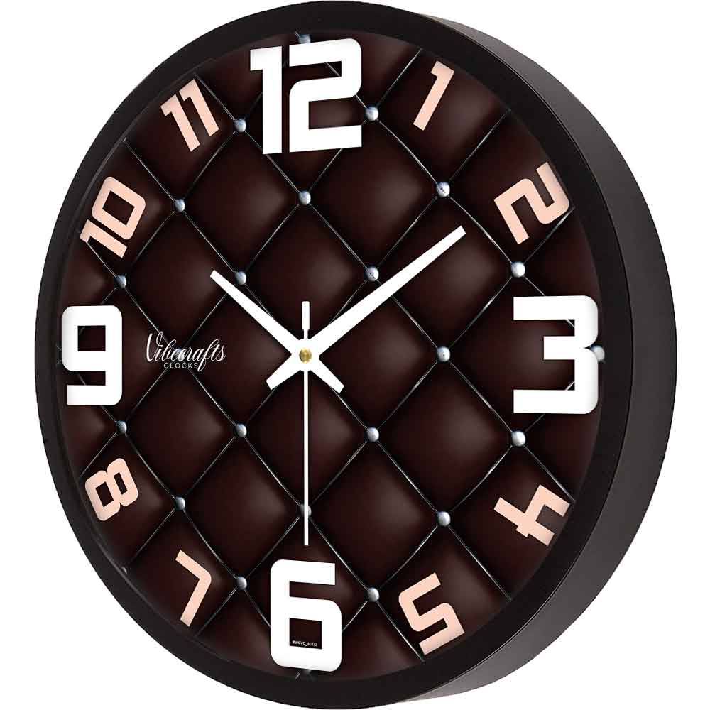 3D Square Bubble Shape Designer Wall Clock