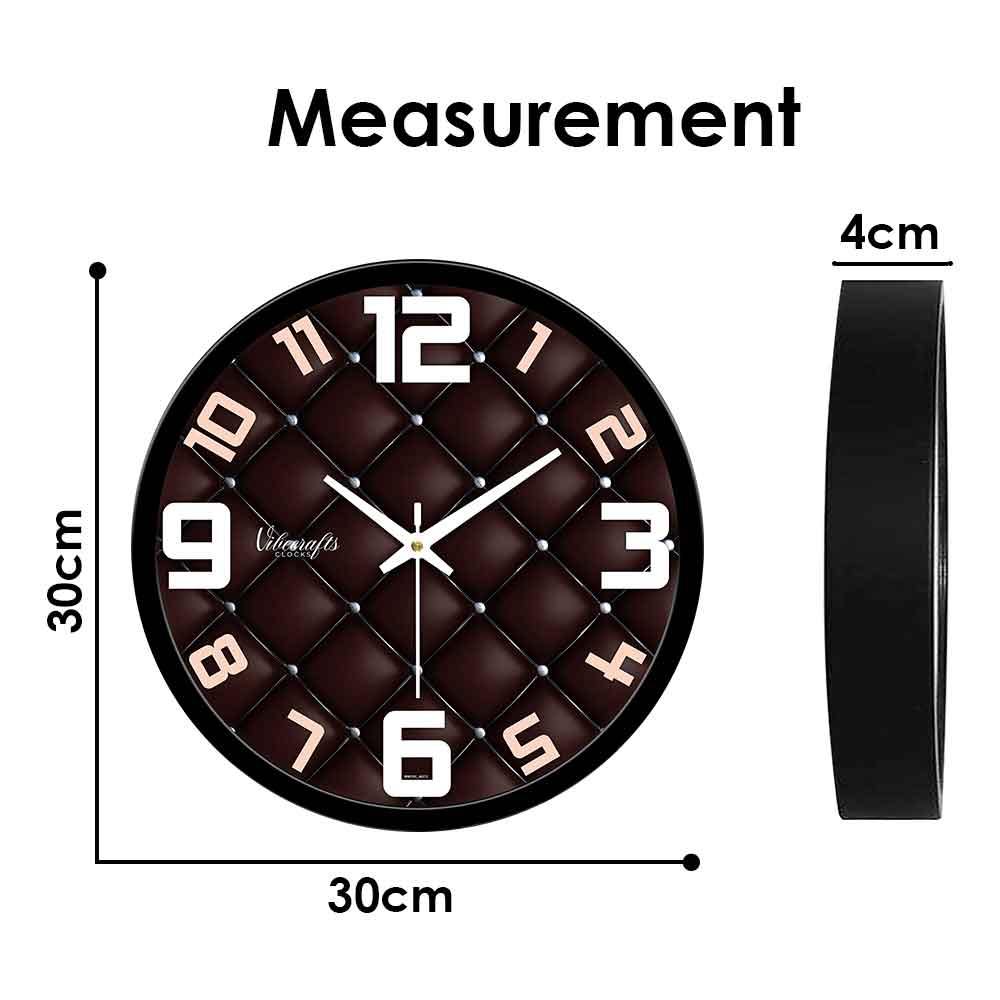 3D Square Bubble Shape Designer Wall Clock