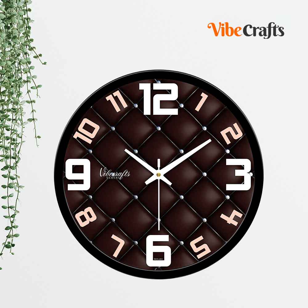 3D Square Bubble Shape Designer Wall Clock