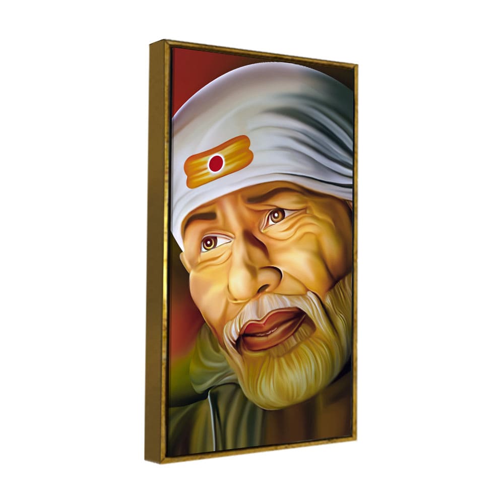 Beautiful Shirdi Sai Baba Canvas Wall Painting