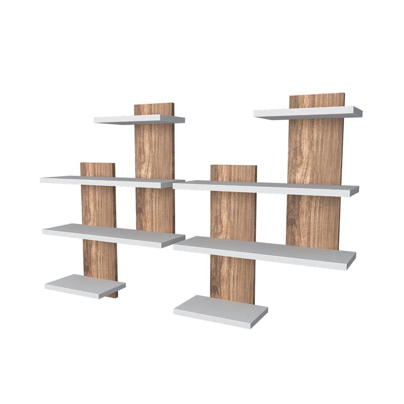 Classic Wooden Multipurpose Stand with Storage Shelves