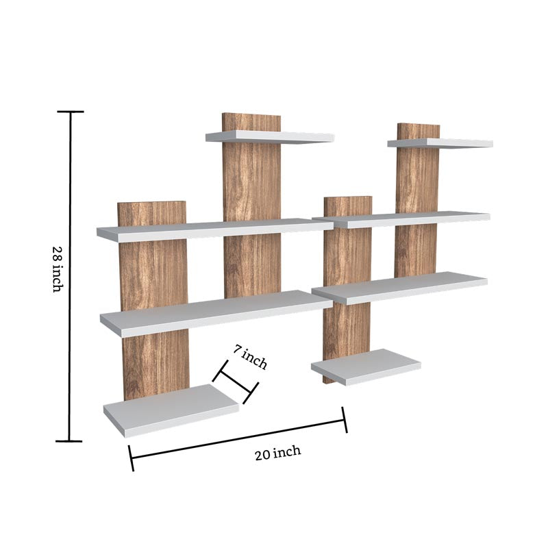 Classic Wooden Multipurpose Stand with Storage Shelves