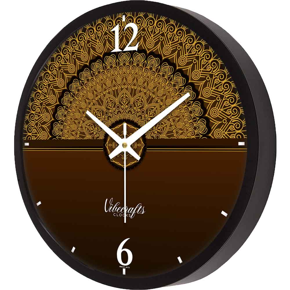 Detailed Mandala Pattern Designer Wall Clock