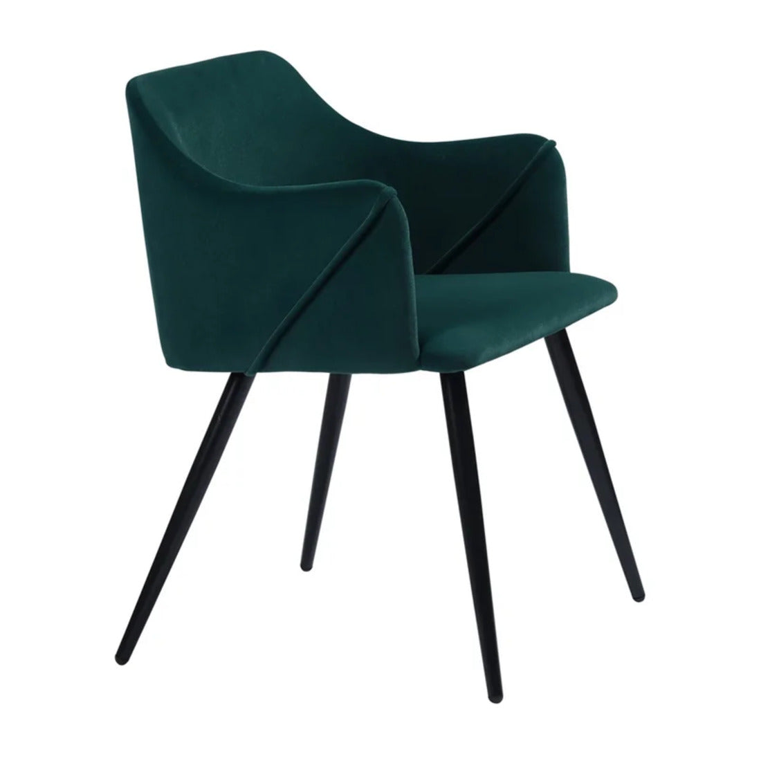 Emerald Rich Cushiony Plush Velvet Accent Chair