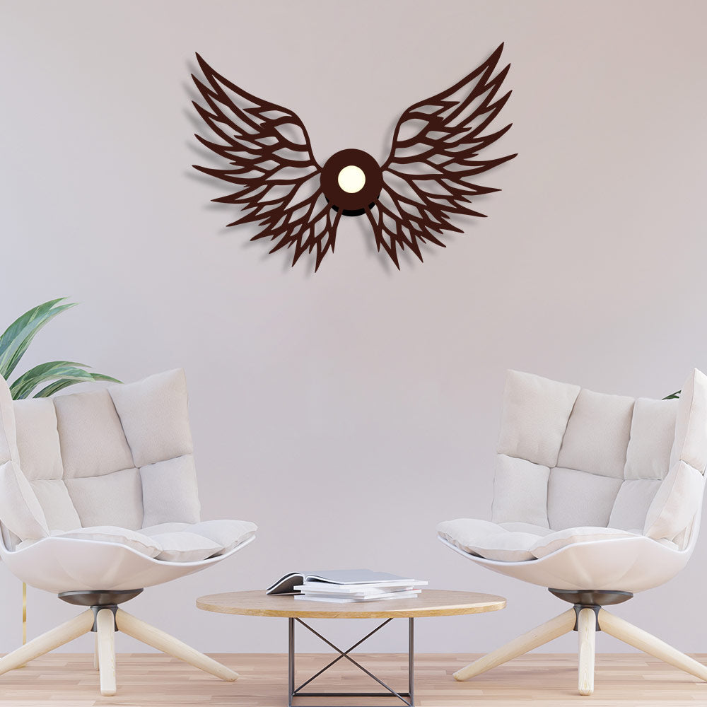 Fly High Wings Design Shadow Lamp