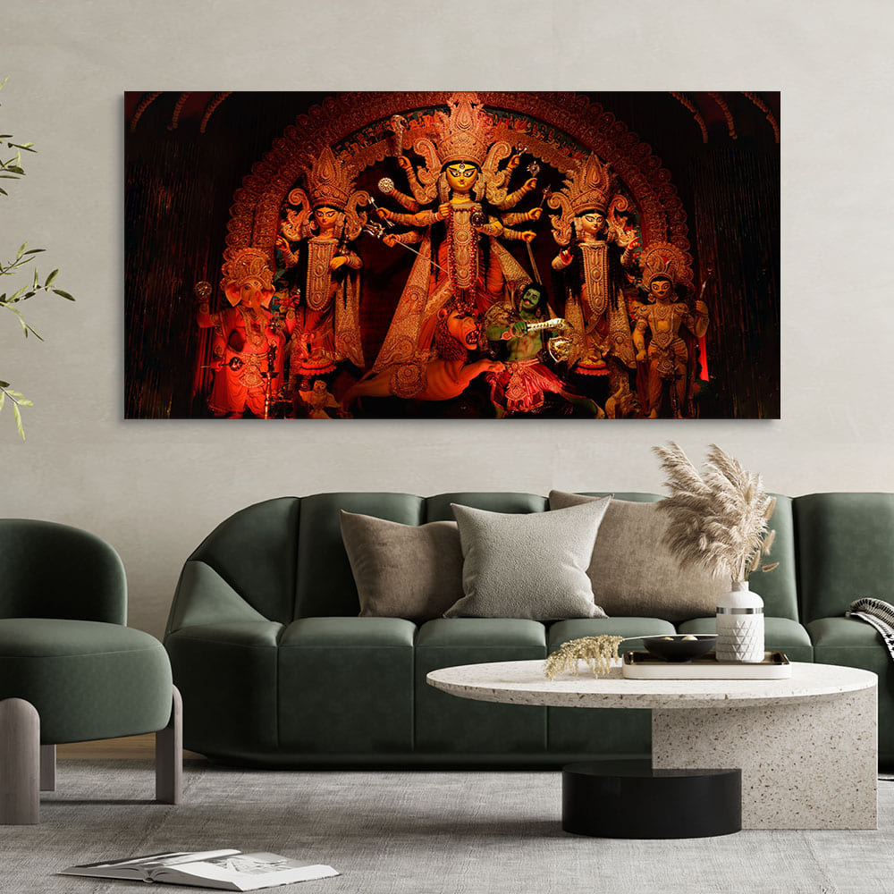 Goddess Maa Durga Premium Canvas Wall Painting