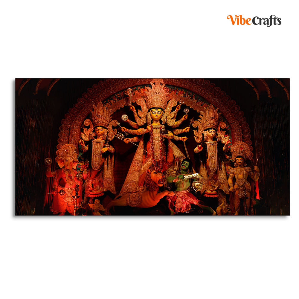 Goddess Maa Durga Premium Canvas Wall Painting