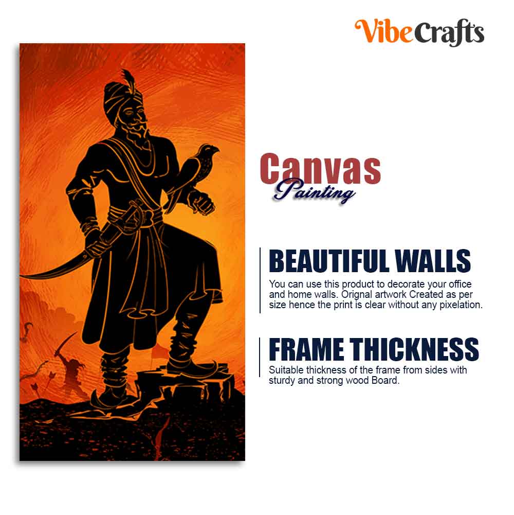 Guru Gobind Singh Canvas Wall Painting