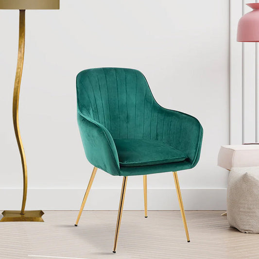 High Tufted Back Luxury Green Premium Lounge Chair