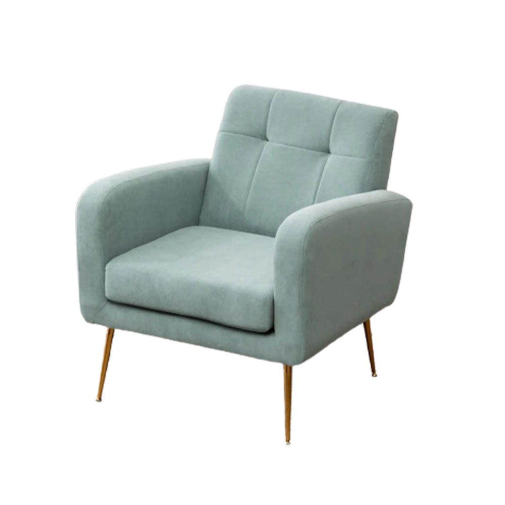 Light Seagreen Design Tufted Luxury Velvet Sofa Lounge Chair