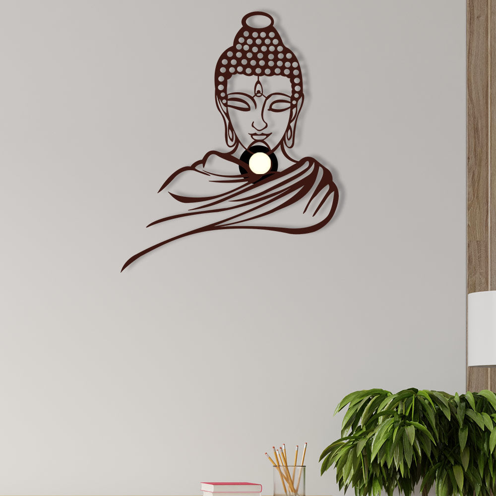 Lord Buddha Design Shadow Lamp