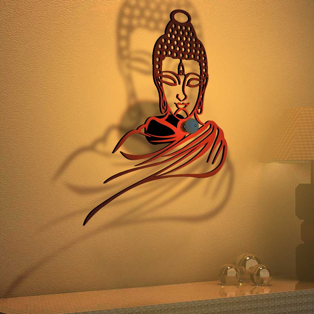 Lord Buddha Design Shadow Lamp