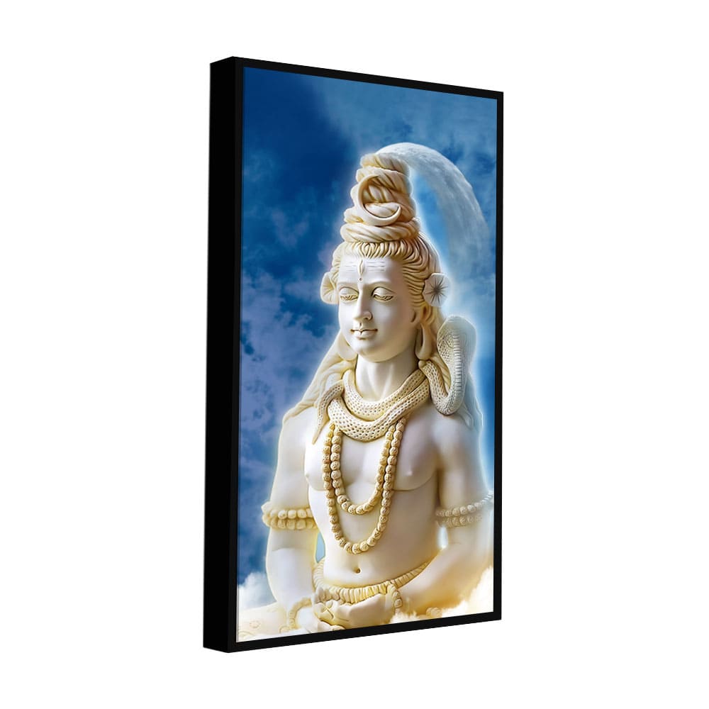 Lord Shiv Shankar Canvas Wall Painting