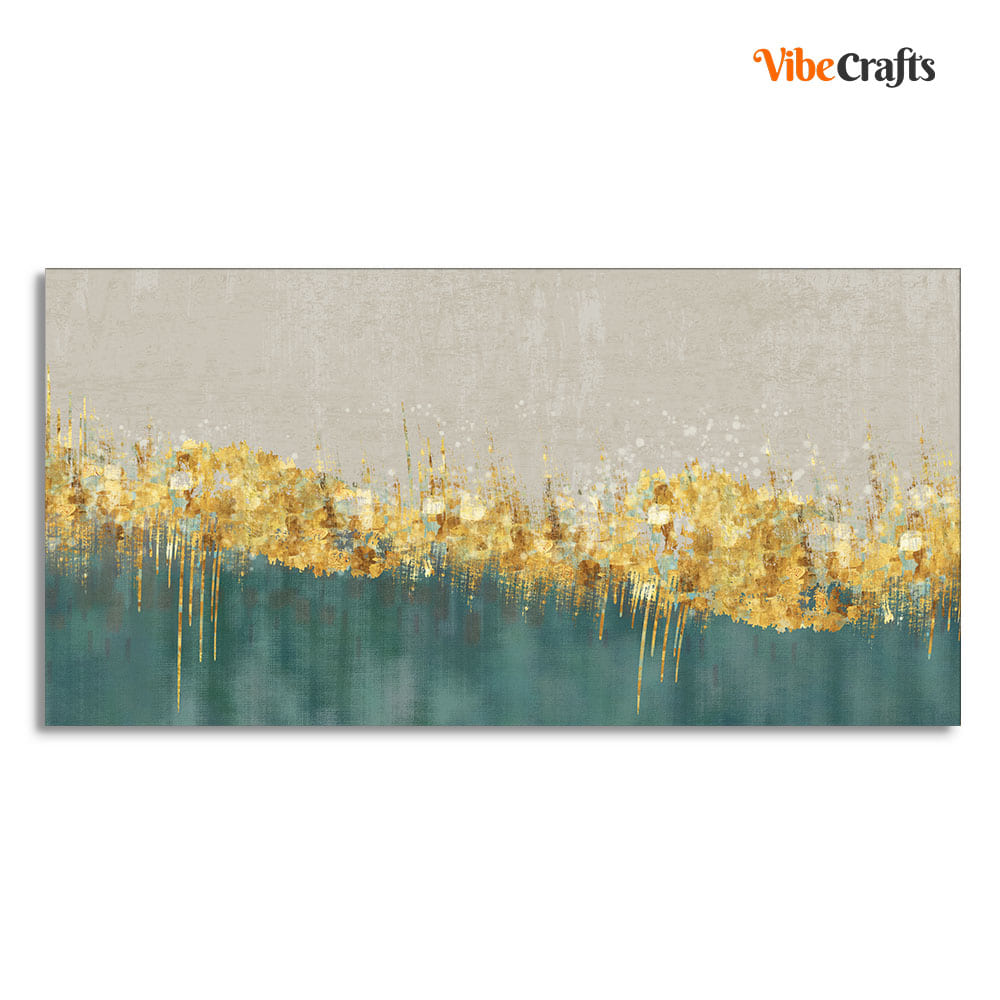 Luxurious Golden Texture Premium Wall Painting