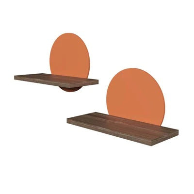 Half Circle Designer Modern Shelves Set of Two