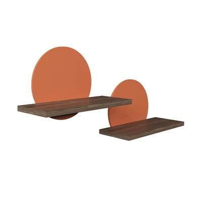 Half Circle Designer Modern Shelves Set of Two