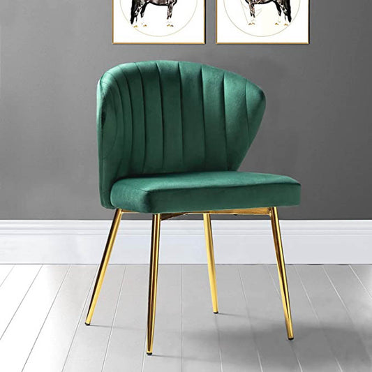 Royal Green Velvet Tufted Luxury Accent Chair