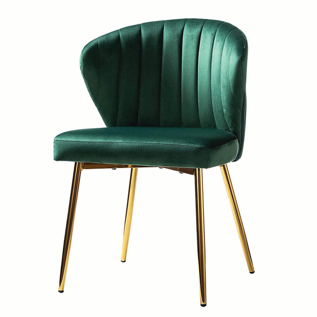 Royal Green Velvet Tufted Luxury Accent Chair